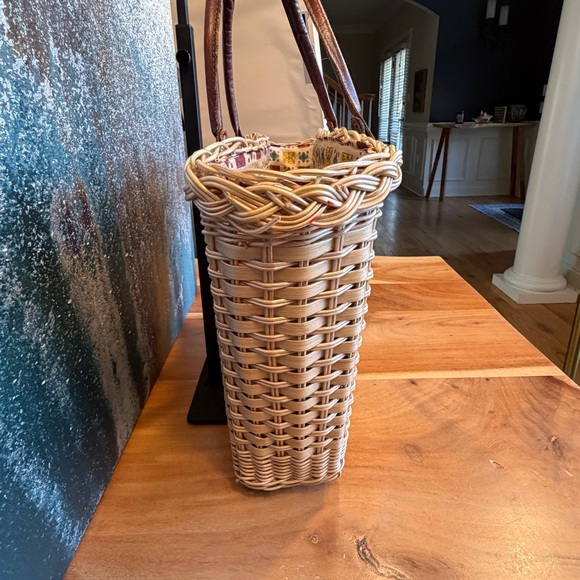 Classic Vintage Mid-Century 1950’s/60’s Wicker Handbag: (EUC) - Picture 7 of 13